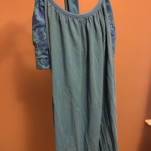 Blue used tank top shirt